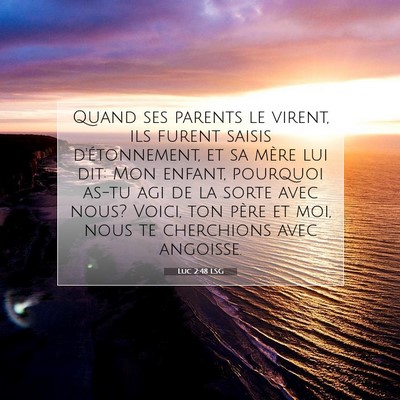 Luc 2:48 LSG Image du verset biblique