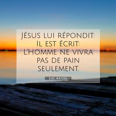 Luc 4:4 LSG Image du verset biblique