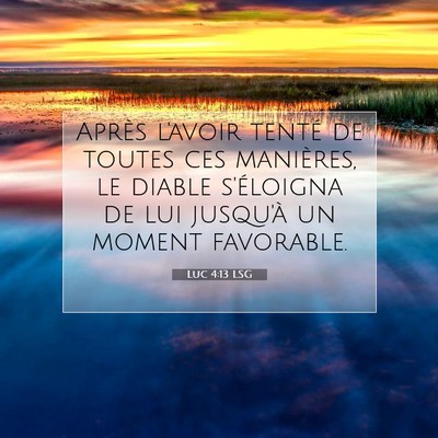 Luc 4:13 Verset biblique expliqué