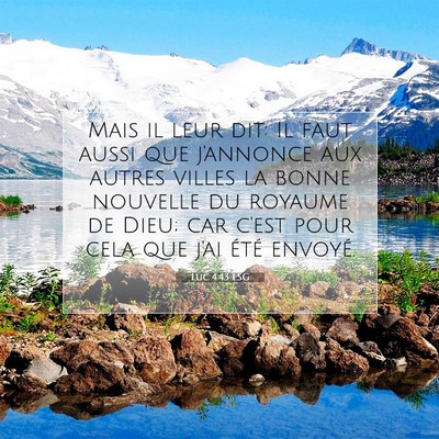 Luc 4:43 LSG Image du verset biblique