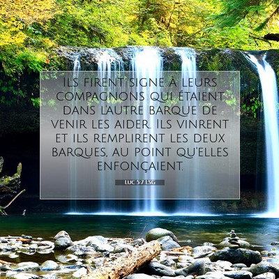 Luc 5:7 Verset biblique expliqué