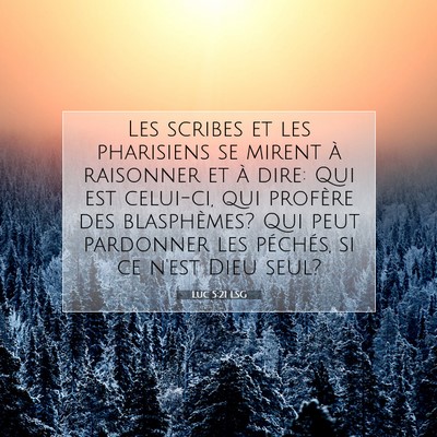 Luc 5:21 Verset biblique expliqué