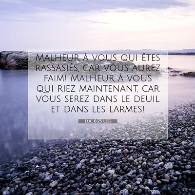 Luc 6:25 LSG Image du verset biblique