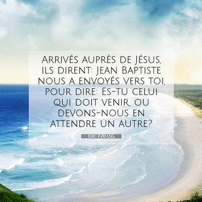 Luc 7:20 LSG Image du verset biblique