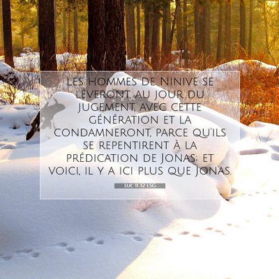 Luc 11:32 LSG Image du verset biblique