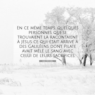 Luc 13:1 LSG Image du verset biblique