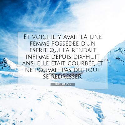 Luc 13:11 LSG Image du verset biblique