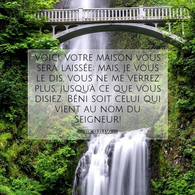 Luc 13:35 LSG Image du verset biblique