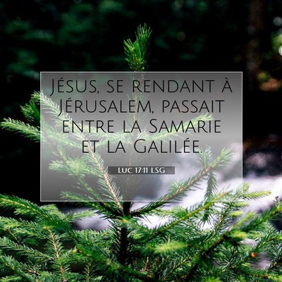 Luc 17:11 Verset biblique expliqué