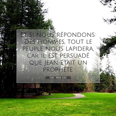 Luc 20:6 Verset biblique expliqué