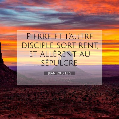 Jean 20:3 Verset biblique expliqué