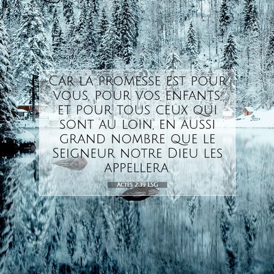 Actes 2:39 LSG Image du verset biblique