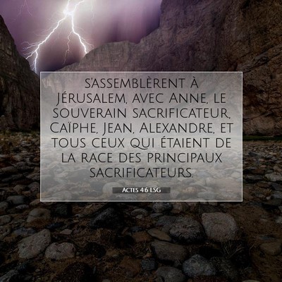 Actes 4:6 Verset biblique expliqué