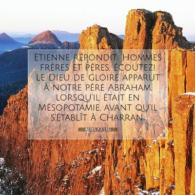 Actes 7:2 LSG Image du verset biblique