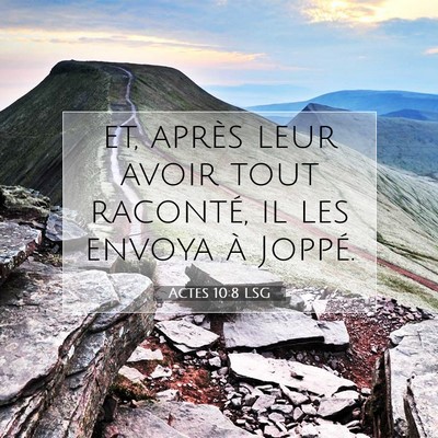 Actes 10:8 Verset biblique expliqué