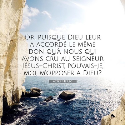 Actes 11:17 Verset biblique expliqué