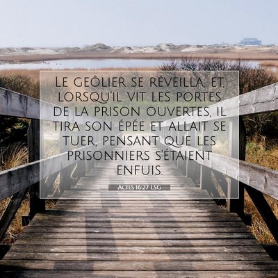 Actes 16:27 Verset biblique expliqué