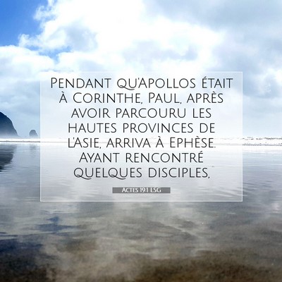 Actes 19:1 Verset biblique expliqué