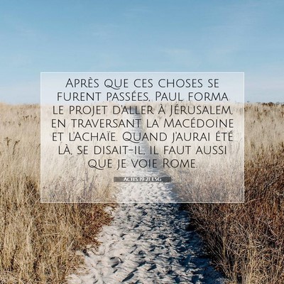 Actes 19:21 LSG Image du verset biblique