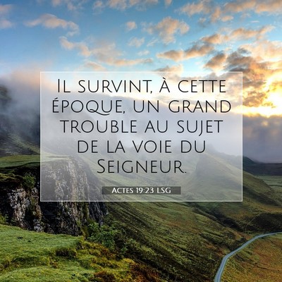 Actes 19:23 Verset biblique expliqué