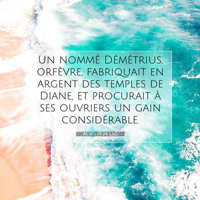 Actes 19:24 Verset biblique expliqué