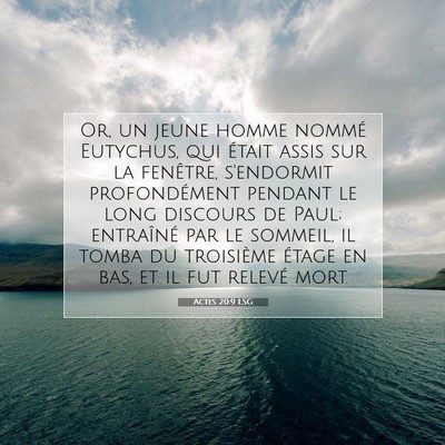 Actes 20:9 Verset biblique expliqué