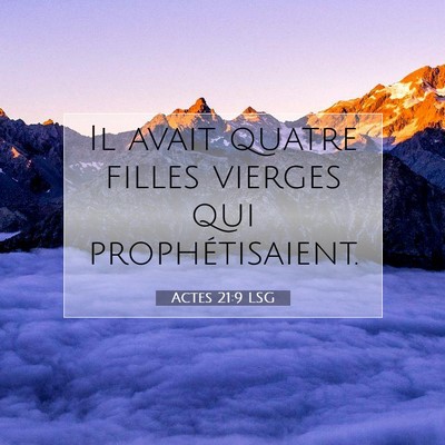 Actes 21:9 Verset biblique expliqué