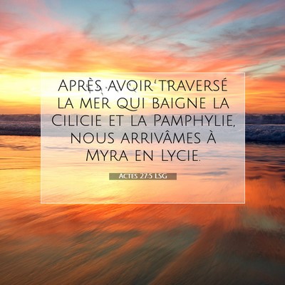 Actes 27:5 Verset biblique expliqué