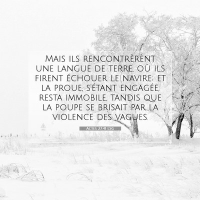 Actes 27:41 LSG Image du verset biblique