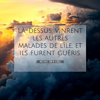 Actes 28:9 Verset biblique expliqué