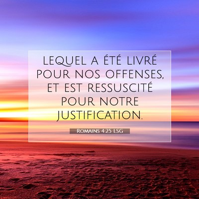 Romains 4:25 Verset biblique expliqué