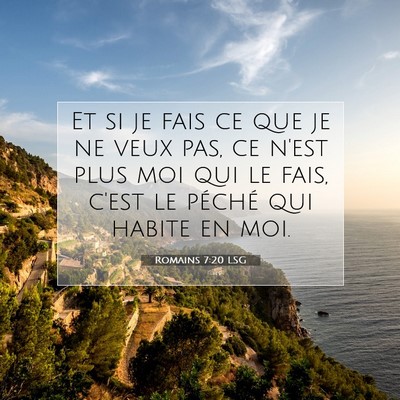 Romains 7:20 Verset biblique expliqué