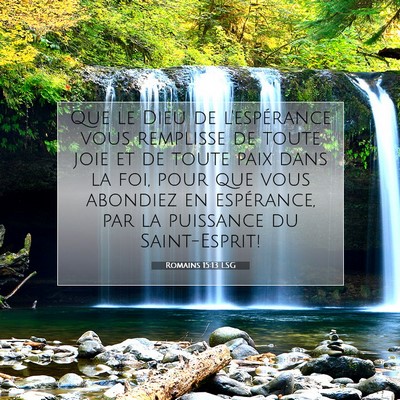 Romains 15:13 Verset biblique expliqué