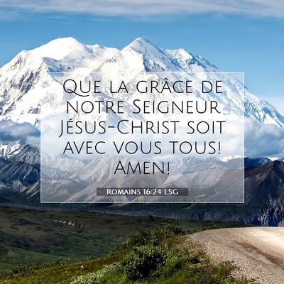 Romains 16:24 Verset biblique expliqué