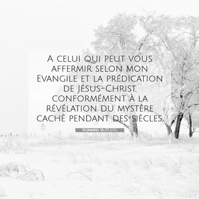 Romains 16:25 Verset biblique expliqué