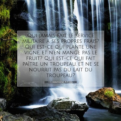 1 Corinthiens 9:7 Verset biblique expliqué