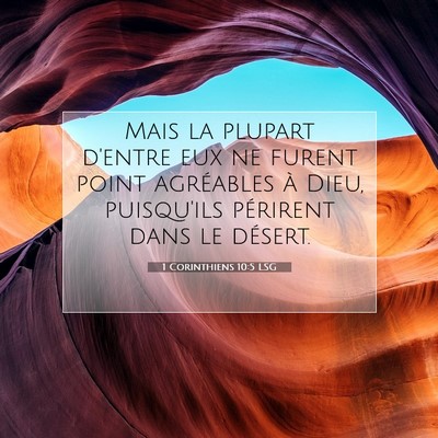 1 Corinthiens 10:5 LSG Image du verset biblique