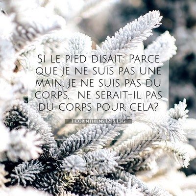 1 Corinthiens 12:15 Verset biblique expliqué