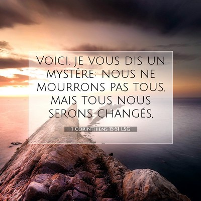 1 Corinthiens 15:51 Verset biblique expliqué