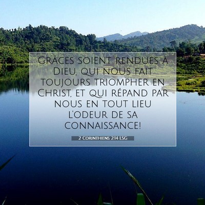 2 Corinthiens 2:14 Verset biblique expliqué