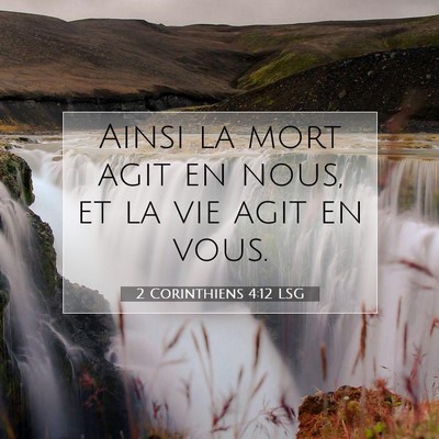 2 Corinthiens 4:12 Verset biblique expliqué