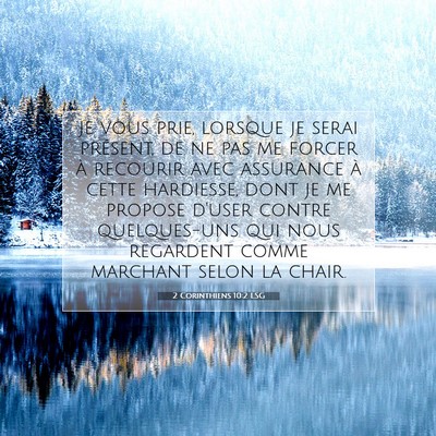 2 Corinthiens 10:2 LSG Image du verset biblique