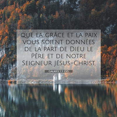 Galates 1:3 LSG Image du verset biblique