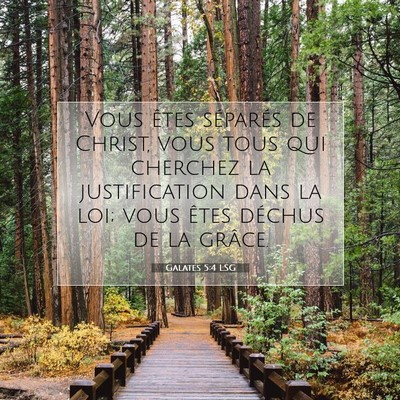 Galates 5:4 LSG Image du verset biblique