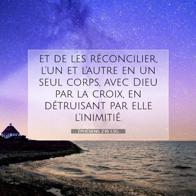 Éphésiens 2:16 Verset biblique expliqué