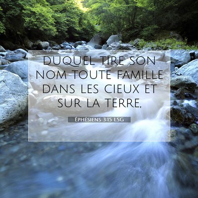 Éphésiens 3:15 Verset biblique expliqué