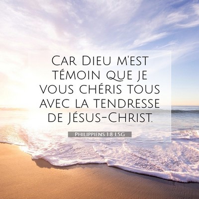 Philippiens 1:8 LSG Image du verset biblique