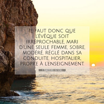 1 Timothée 3:2 Verset biblique expliqué