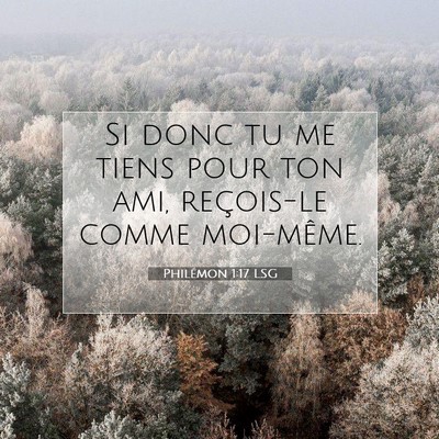 Philémon 1:17 Verset biblique expliqué