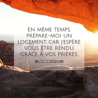 Philémon 1:22 Verset biblique expliqué